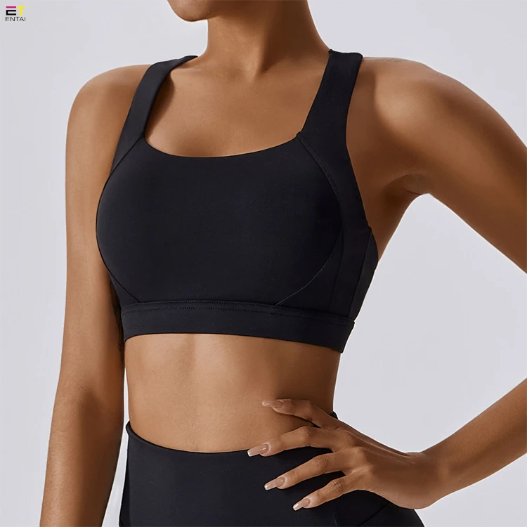 Cloud Sense Tight Yoga Vest Sports Underwear Shockproof High Bra Strength Pilates Running Outdoor Fitness Clothes Tops for Women