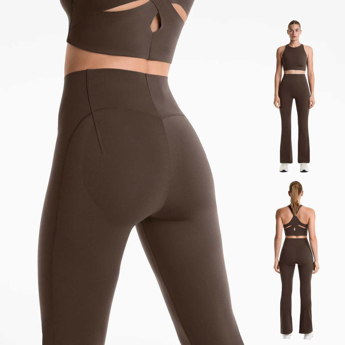 2025 High Elastic Breathable Yoga Set for Women Two-Piece Gym Outdoor Sportswear Workout Ropa Deportiva Front Yoga Leggings Suit