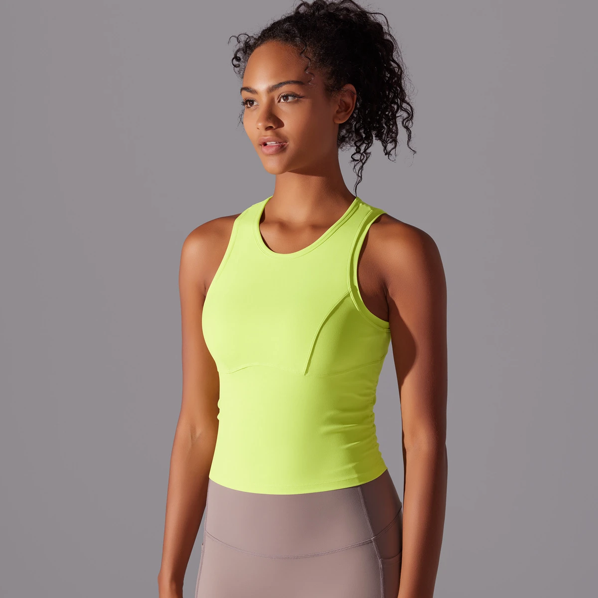Custom Women Outdoor Running Active Wear Gym Fitness Quick Dry Fitted Tank Top Gym Sports Yoga Vest