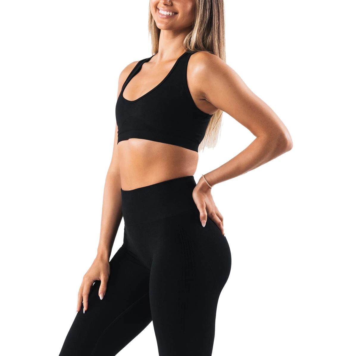 Women's Beautiful Back Breathable Anti-Sagging Yoga Sports Bra Quick-Drying Fitness Hanging Neck Design Shock-Absorbing Feature