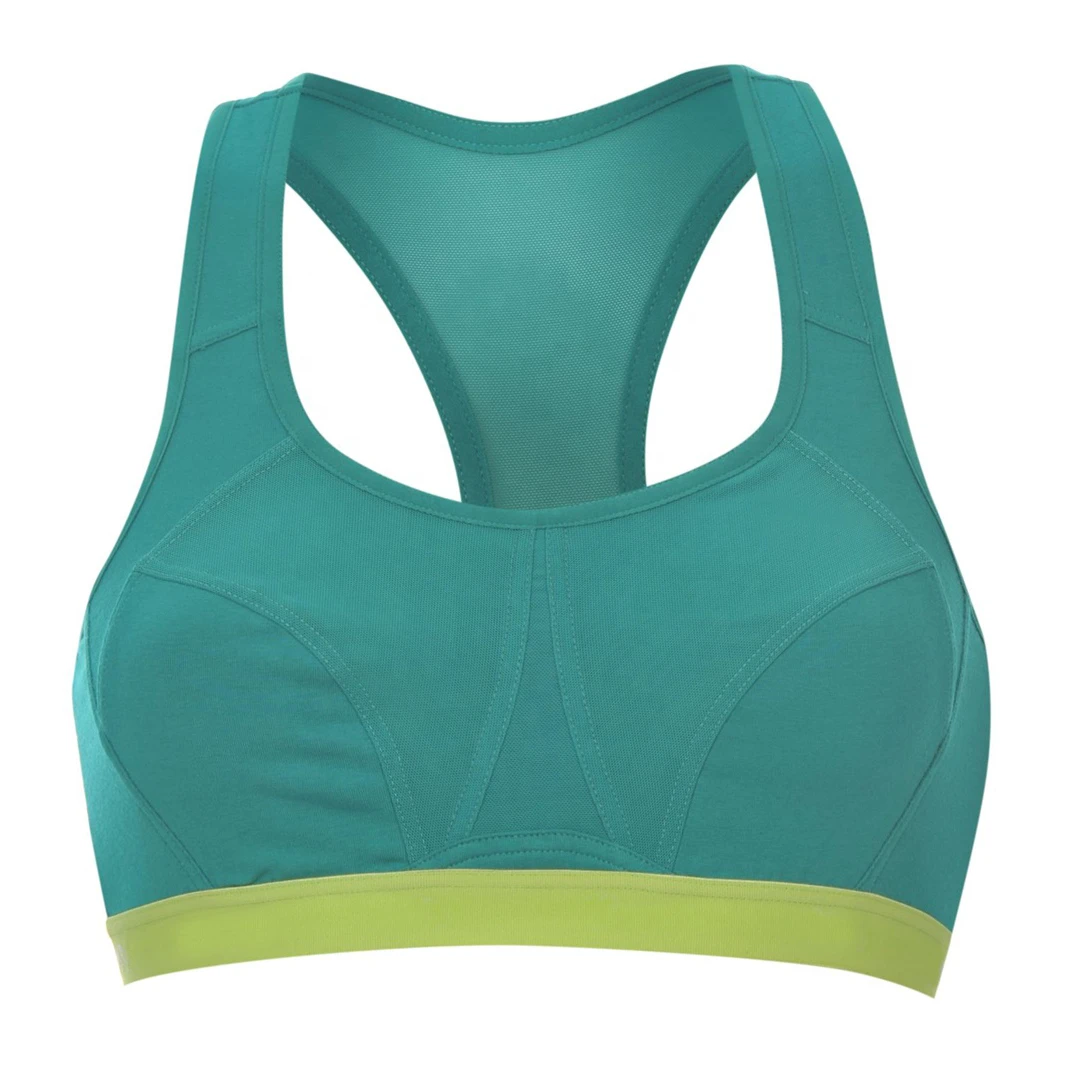 Wholesale Skin Friendly High Impact Fitness Cross Back Soft And Comfortable Embroidery Sports Bra for Girls Athletes Sports Bra
