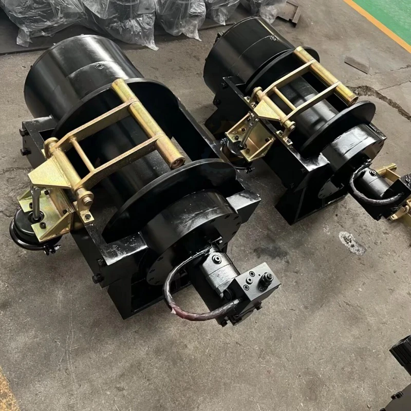 Small 8Ton 10 Ton Hydraulic Winch Air Clutch Remote Steel Wire 35m Lifting Height for Tractor Rescue Boats Cranes Wrecker Towing