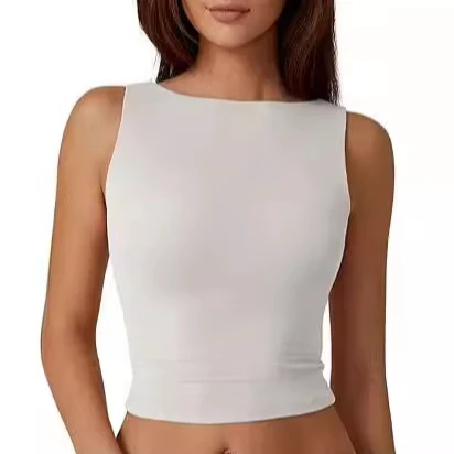 Fashion Women Seamless Fitness Yoga Bra Hollow Back Front Breathable Shockproof Nylon Spandex Running Workout Sports Vest Top