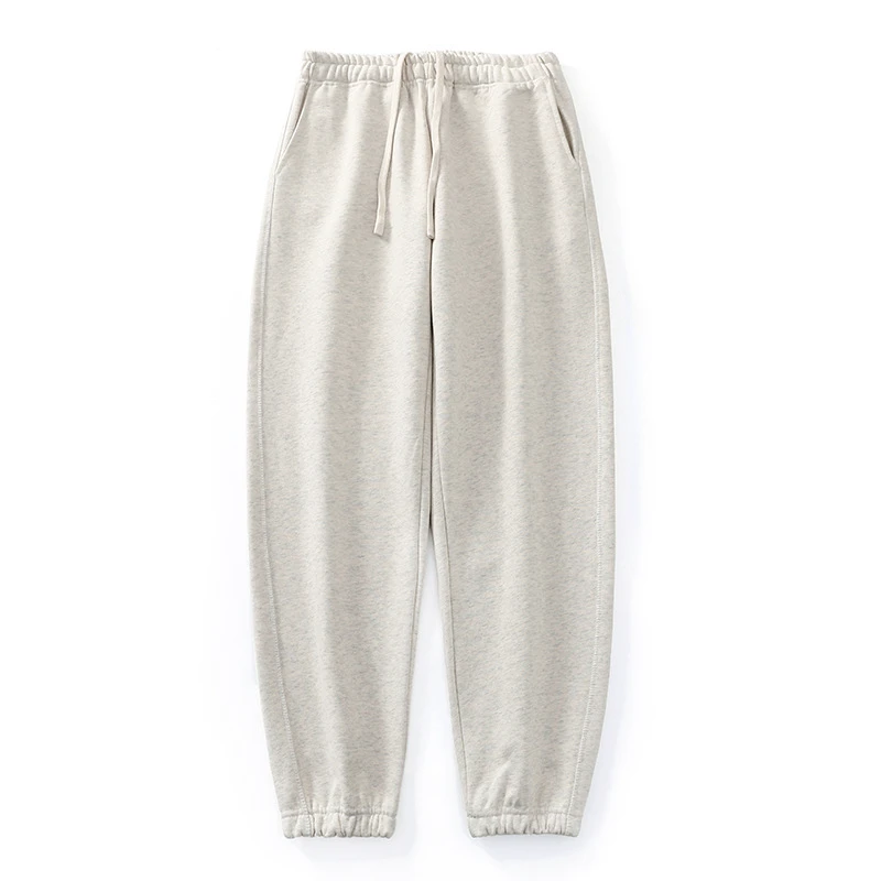 100% Cotton Velvet Heavyweight Long Couples Casual Regular Fit Fleece Printed Breathable Eco-Friendly Toe Drawstring Mid Pants