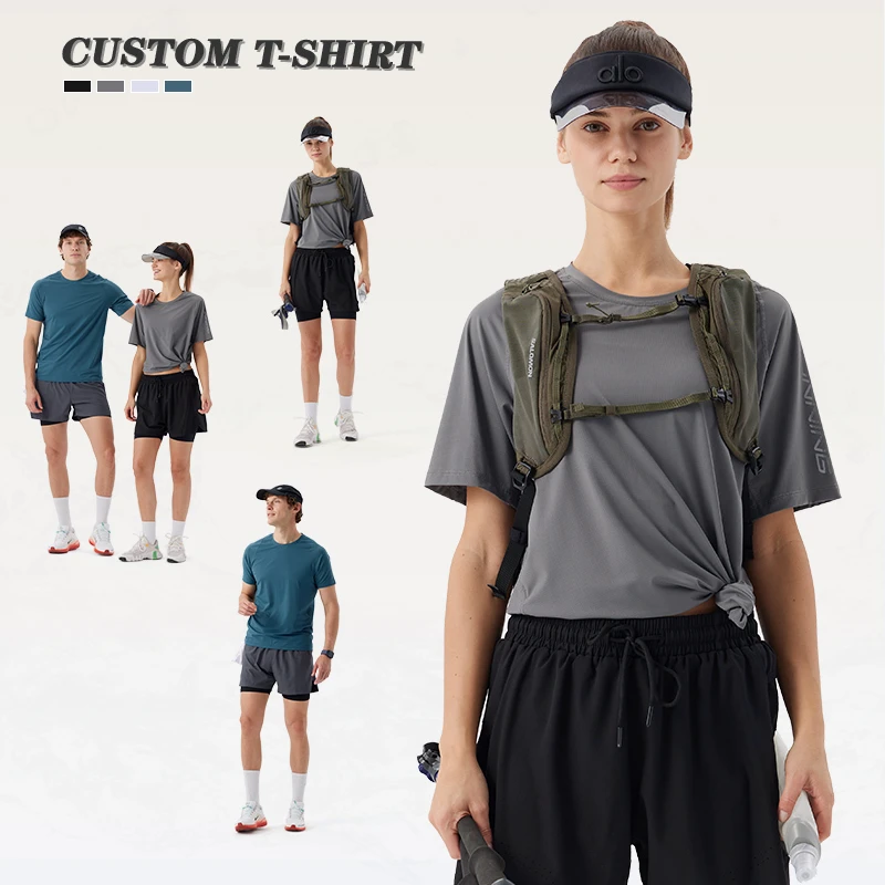 Women's Casual Running T-Shirt Plus Size Short Length Embroidery Feathers Letters Buttons Tie Dye Logo Made of Polyester Spandex