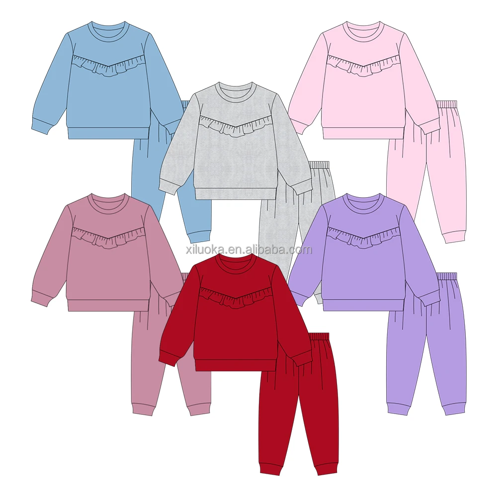 New Lace Sports Outfit Autumn And Winter Sports Shirts, Casual Long-sleeved High-quality Sports Wear Solid-color Sets