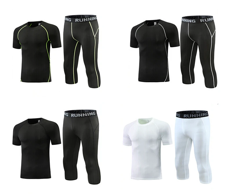 Kid High Elastic Breathable Quick-drying Soft Swear Stretchy Fitness Compression Suit Slim Fit Running Shirts Tight Jogging