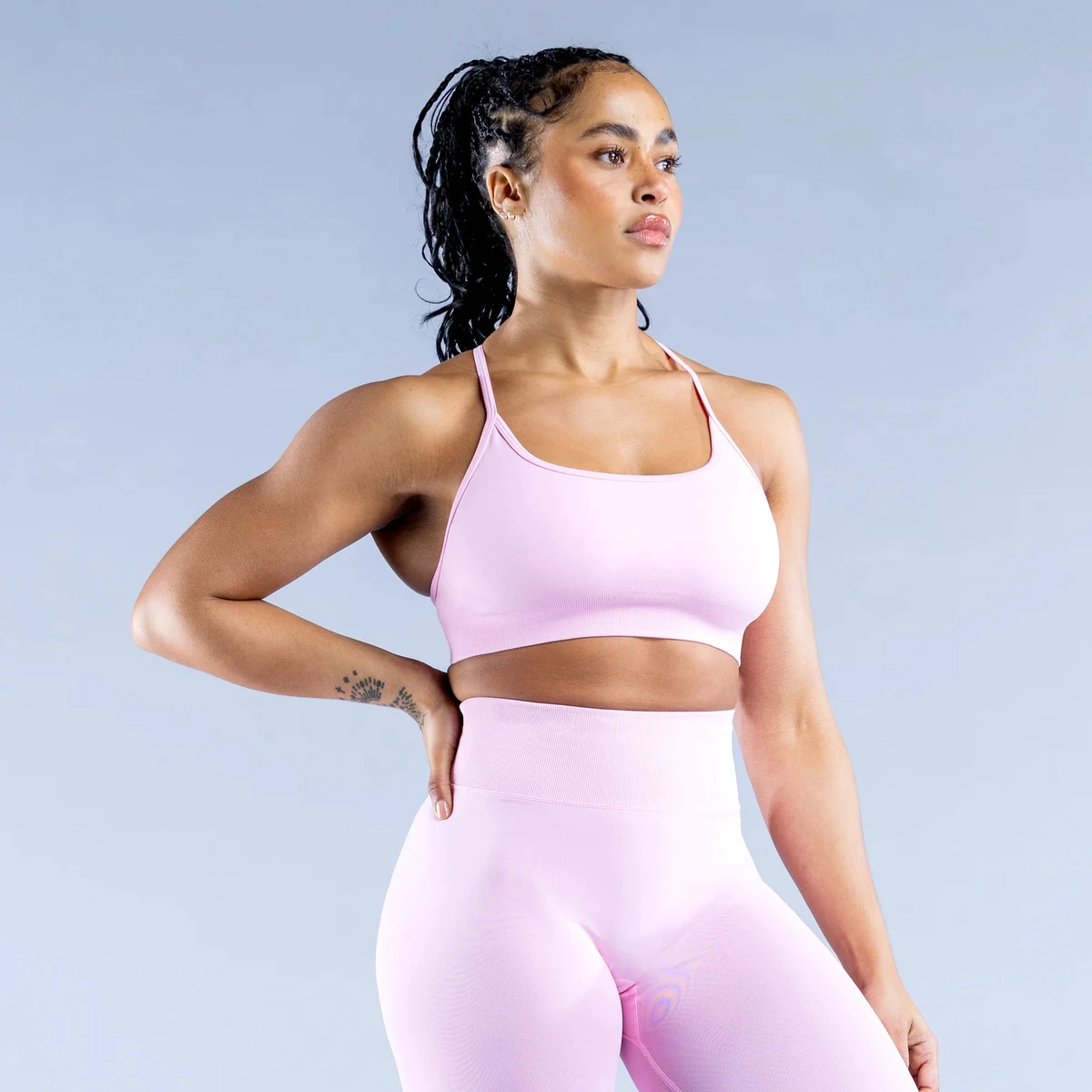 Cross-border for Same-style Seamless Crisscross Beautiful-back High Support Sports Bra Women Shock-proof Anti-sagging Yoga