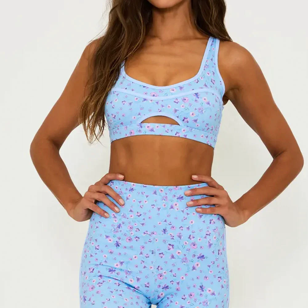 Best Quality Plus Size Women's Lightweight Front Logo Washed Anti-Bacterial Sports Bra Hot Stylish Breathable Reversible Yoga