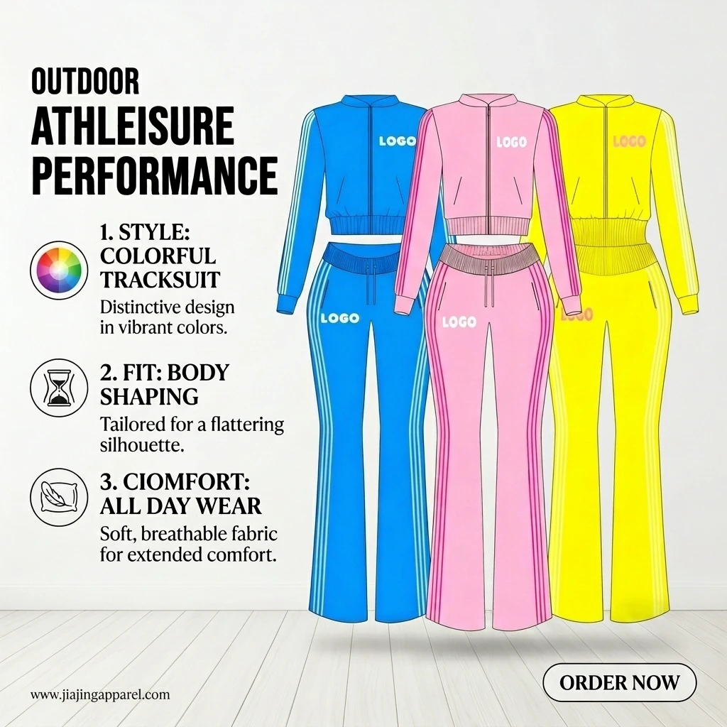 Custom Women Sweatsuit 2026 Printed Logo Jacket Leggings Set Women Clothing 2 Pcs Set Jogger Set Casual Sportswear Tracksuits