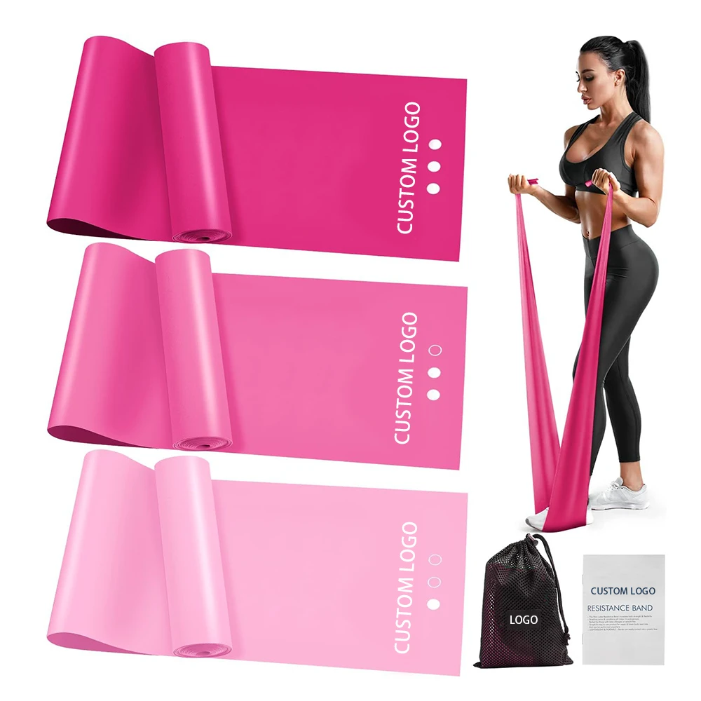 Latex Rubber Libenli Yoga Hip Resistance Band Custom Logo Exercise Fitness Bands For Legs And Butt