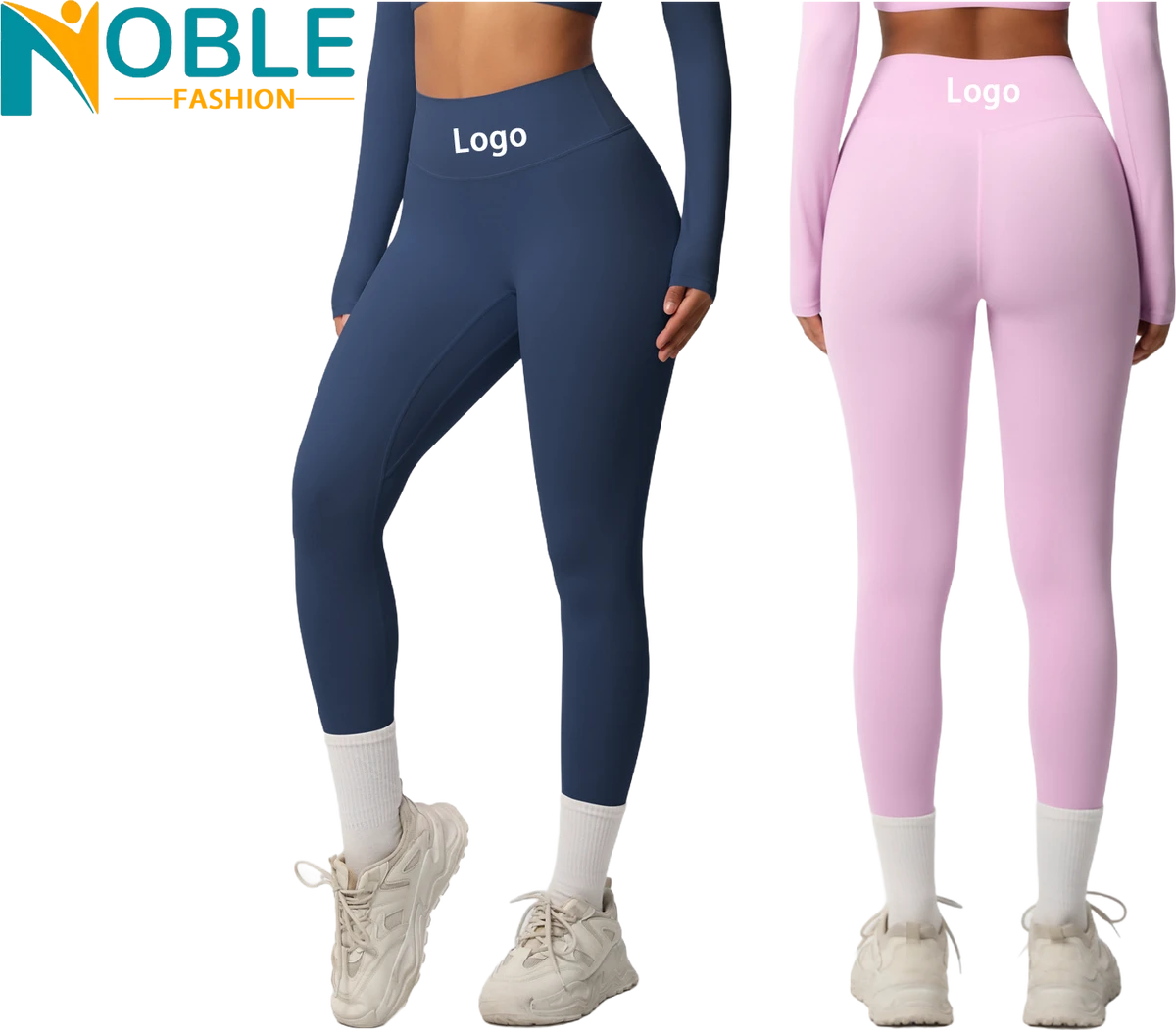 Factory Customized Double Sided Sharpened Tight Breathable Pure Color Training Yoga Leggings Sports Running Fitness Pants