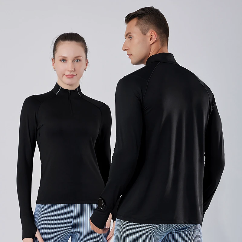 Yoga Workout Long Sleeve Shirt for Women Hoodie Athletic Sports Gym Tops With Thumbhole Quick Dry Workout Hiking Athletic Shirts