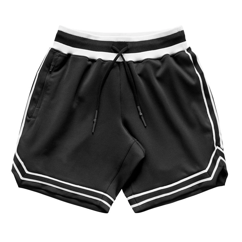 Custom Logo Breathable Casual Lightweight Men Basketball Shorts with Elastic Waist Anti-Wrinkle Design for Summer Sports