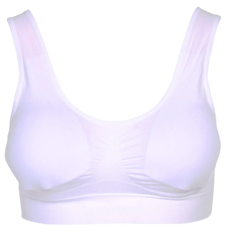 Customized Colors Breathable Plus Size Running Unisex Sports Bra Breathable Compression Medium Support Front Customizable OEM