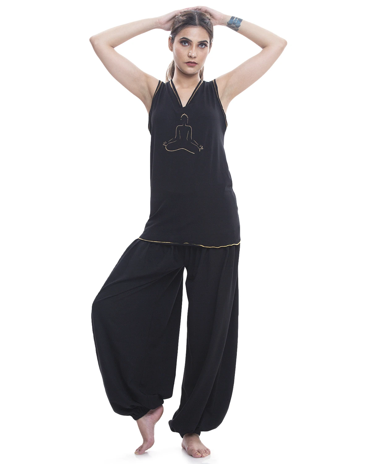 Organic Women's Yoga Top with Breathable Eco-Friendly Four-Way Stretch Comfortable Fit for Yoga Gym Casual Wear
