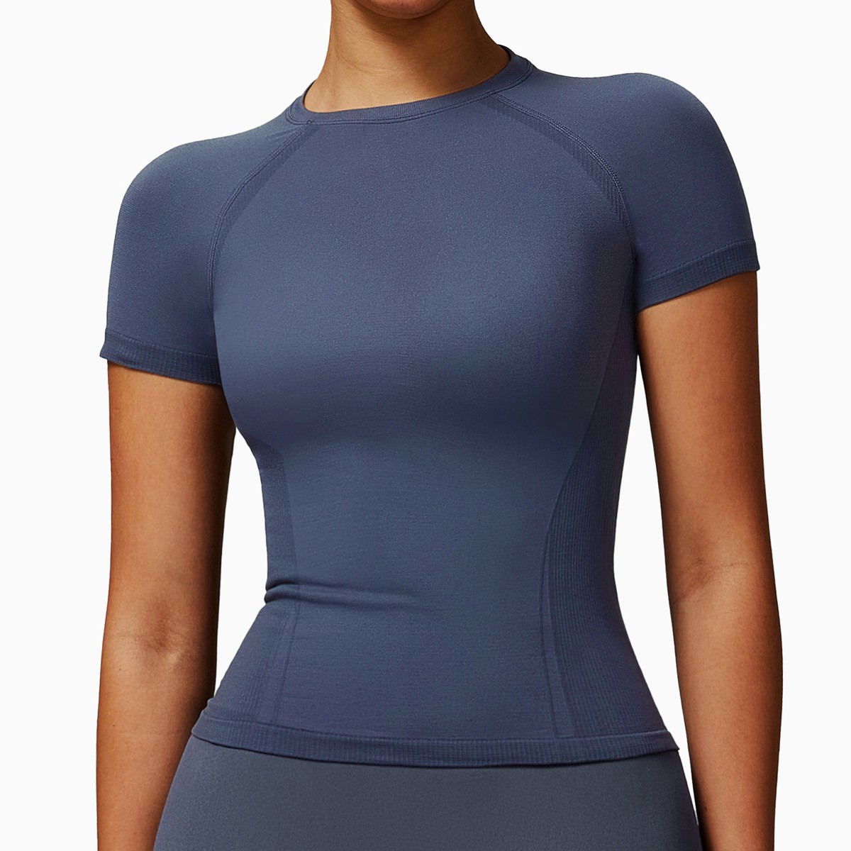 Interlock Knit construction shown at close range