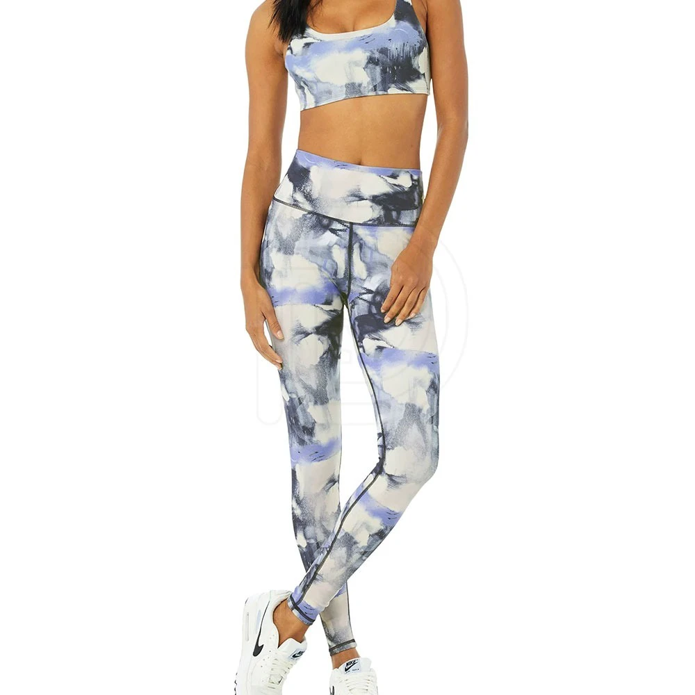 Women's Plus Size Yoga Activewear Set-Solid Breathable Sweat-Wicking Four-Way Stretch Eco-Friendly Polyester/Nylon/Spandex
