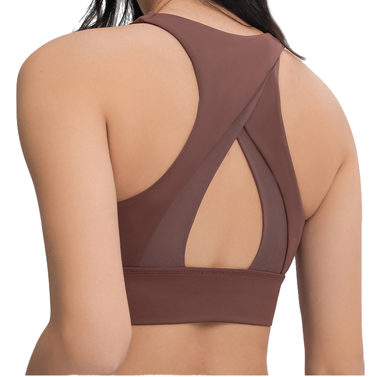 High Impact Supportive Compression Yoga Bra for Women Removable Pads Quick Dry Breathable and Plus Size High Quality Sports Bra