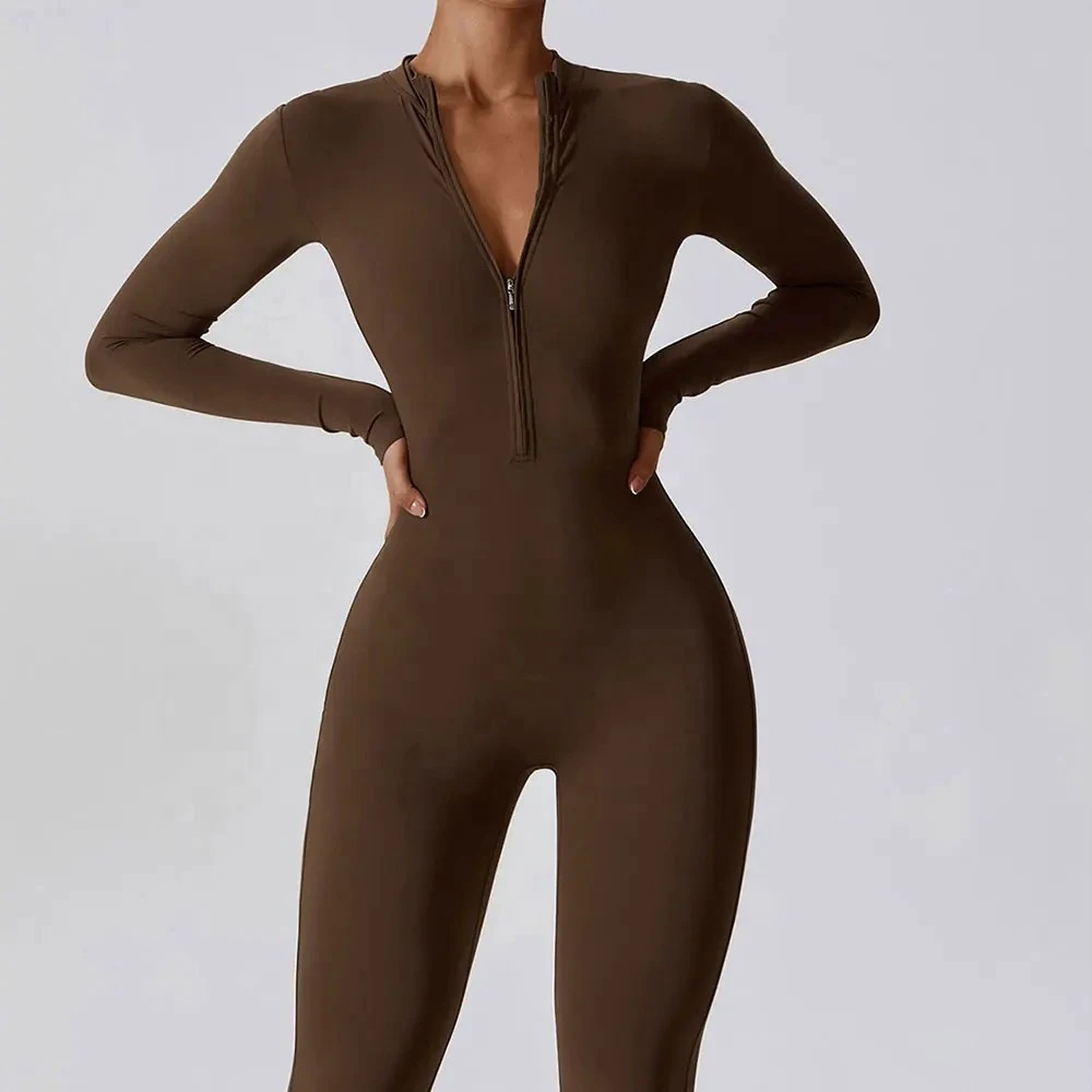 OEM Women's Gym Clothing Fitness Leggings Cropped Shirts Pullover Long Sleeves Sports Suit Active Wear 100% Cotton Eco-Friendly