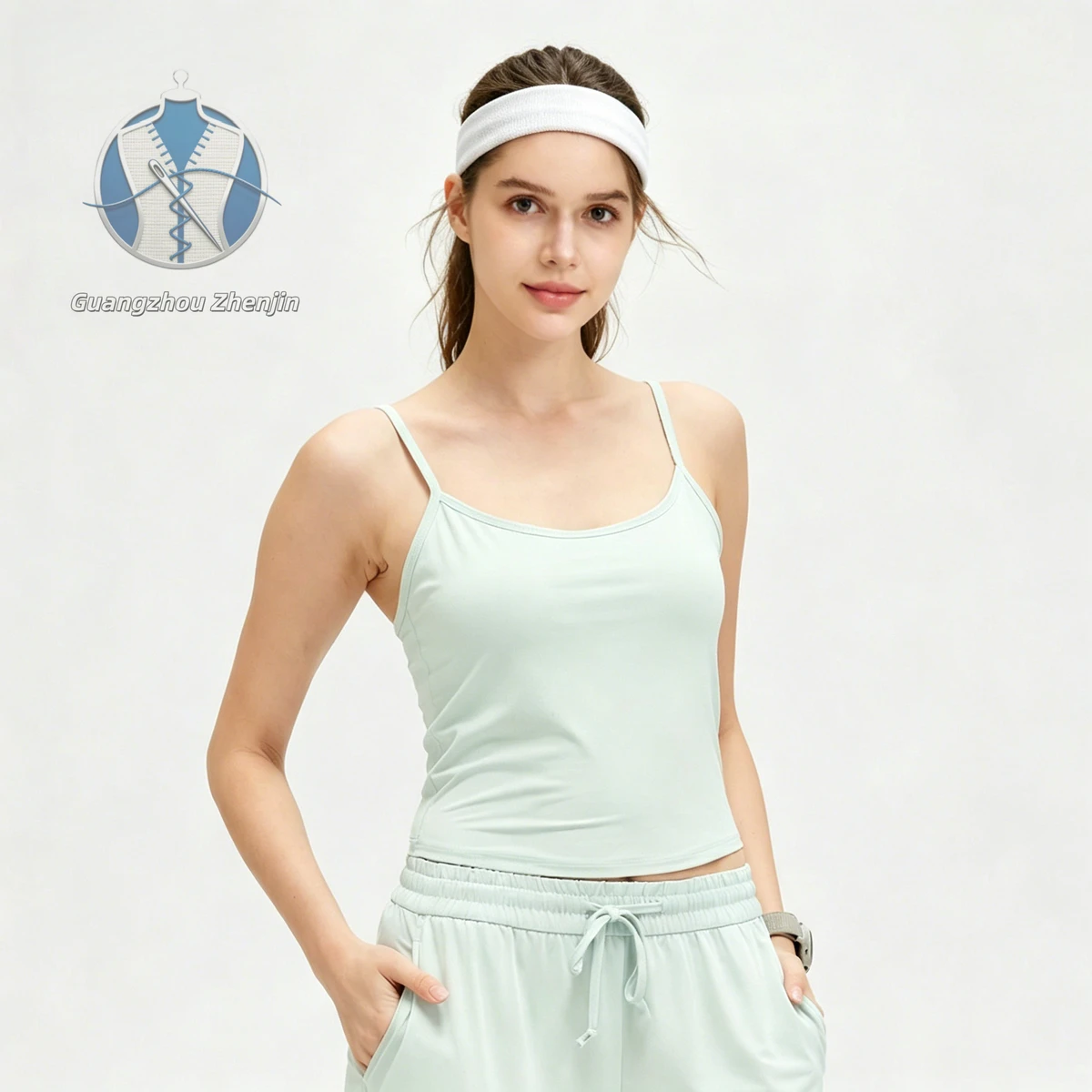 New Women's Yoga Running Yoga Top Sports Bra With Padded Chest Ribbon Beautiful Back Fitness Vest Tank Top