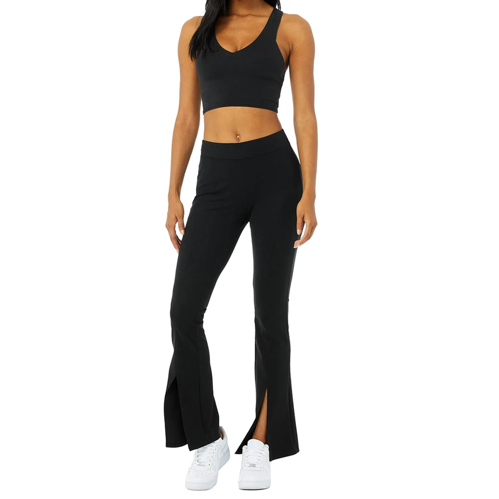 Women Top Trendy Style Fitness Sports Bra Legging Yoga Suit Low MOQ Custom Logo Wholesale Price Gym Fitness Set