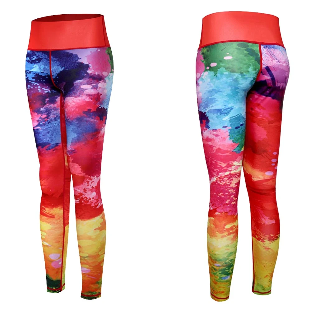 Hot Selling High Waisted Women's Sports Yoga Pants Breathable Casual Gym Leggings with Pockets Sublimation Legging OEM