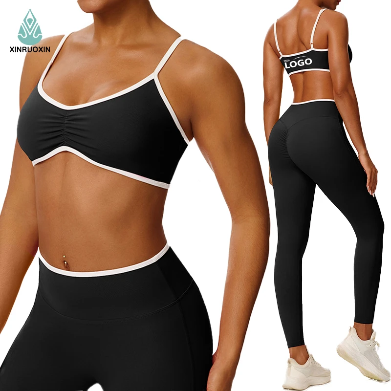 Custom Private Label U-NECK Backless Lightweight Workout Quick Dry High for Running Gym Fitness Activewear Yoga Sports Bra