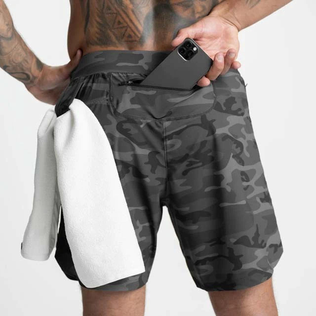 Custom Logo Men's Stretch Golf Shorts Gym Nylon Lightweight Breathable Running Short With Elastic Waist Cheep Price High Quality