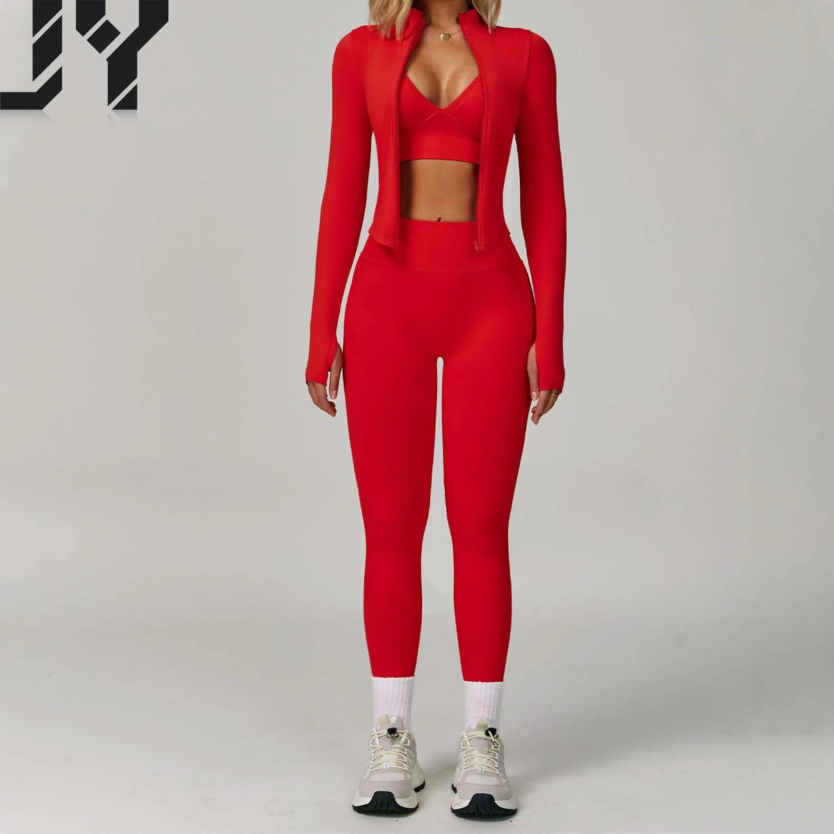 2025 Hot Sale High Quality Jacket Luxury Sports Fashion Set Athletic Wear Women Workout Apparel For Ladies