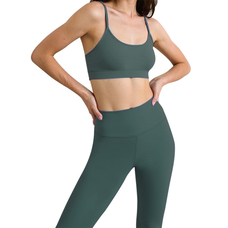 High Quality Breathable Women's Sports High Elasticity Skin Friendly Yoga Fitness Suit Set