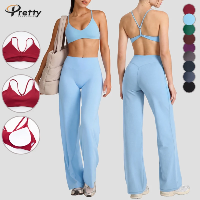 2026 Plus Size Gym Fitness Yoga Set Custom Womens Clothing High Support Sports Bra High Waist Yoga Leggings for Women Sportswear