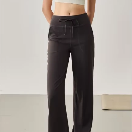 New Arrival Custom Women's Lightweight Relaxed Fit Yoga Pants Ultra-Soft High-Stretch Fabric for Free Movement