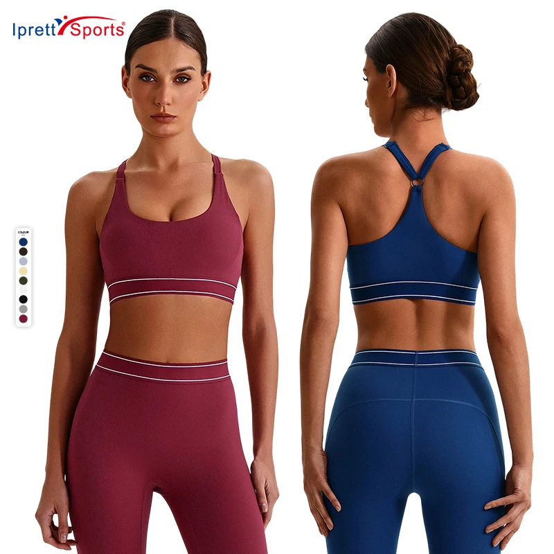 High Stretchy Women Sports Bra Shockproof Running Fitness Yoga Bra for Pilates Workout Gym Tank Tops