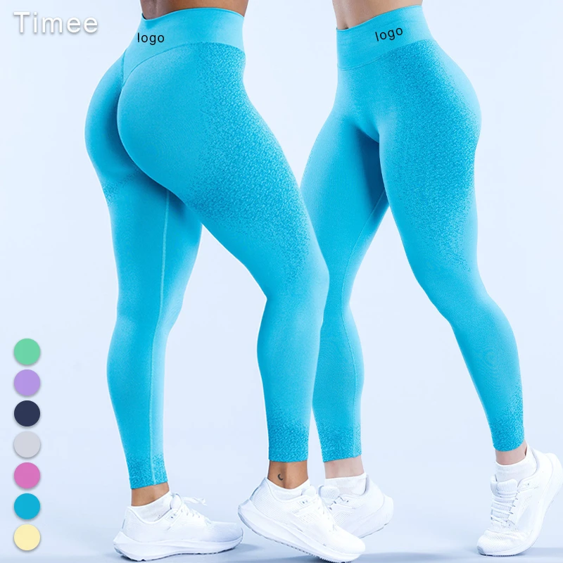 Three-section Waist Pleating Lift Hip Low Waist Wrap Chest Fitness Seamless Yoga Pants