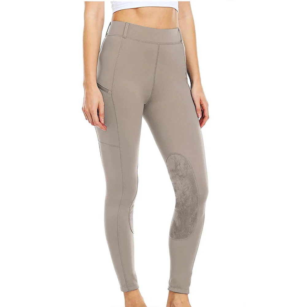 Custom OEM Logo Winter Thin Casual Women Leggings Fitness Wear Yoga Pants Sport Stretchy Bamboo Fiber Mid Waist Training