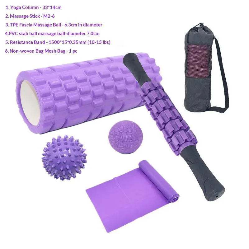 Women's 6-Piece Eco-friendly Home Pilates Essentials Kit Includes Jump Rope Yoga Ring Resistance Bands Gliding Accessories