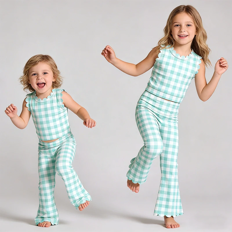 Anti-Static Girl Yoga Set Toddler Girl Sports Outfits Summer High Elasticity Girl Active Wear Kids Yoga Kids Clothing Yoga Set
