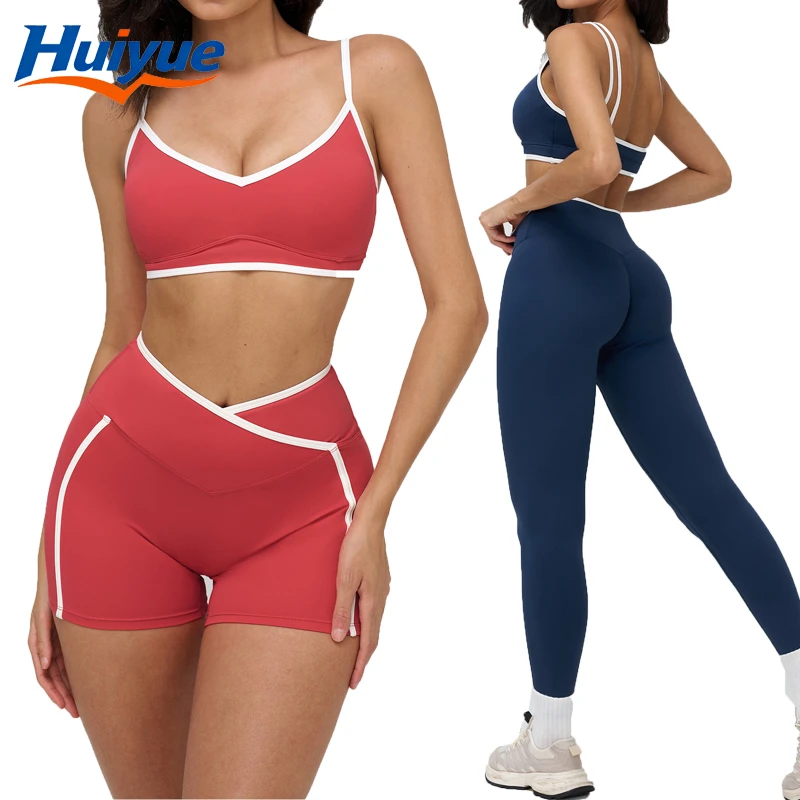 Wholesale Seamless Activewear Women Sports Gym Fitness Sets Wear Yoga Sports Bra Top Fitness Workout Clothes for Women