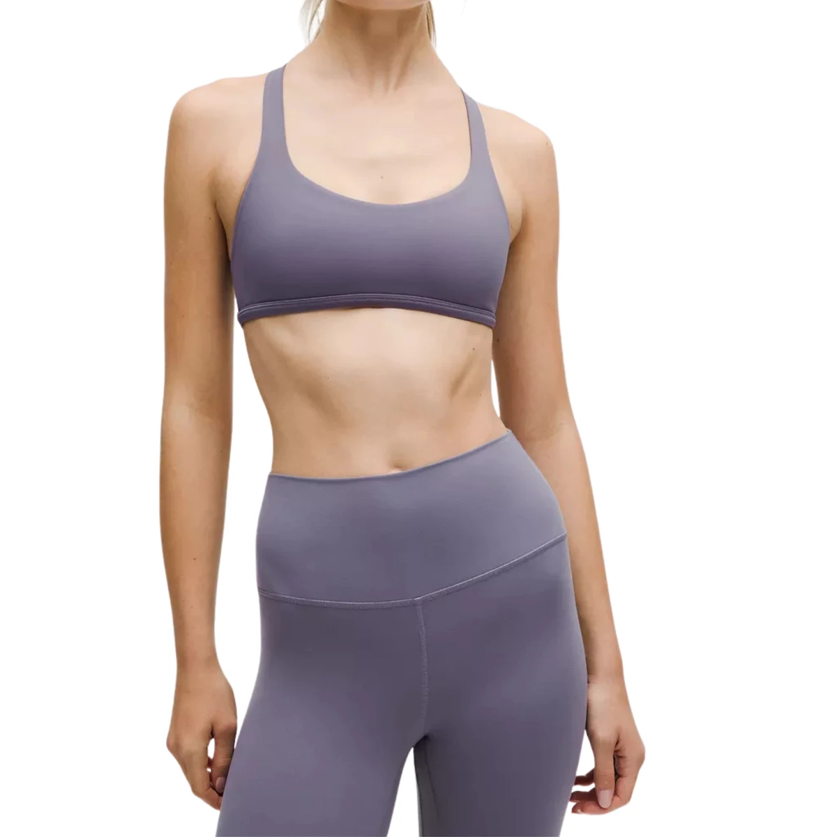 Women Square Neck Multi Strap Back Sports Bra Wide Strap Seamless Lightweight Medium Support Yoga Gym OEM Custom Logo Wholesale