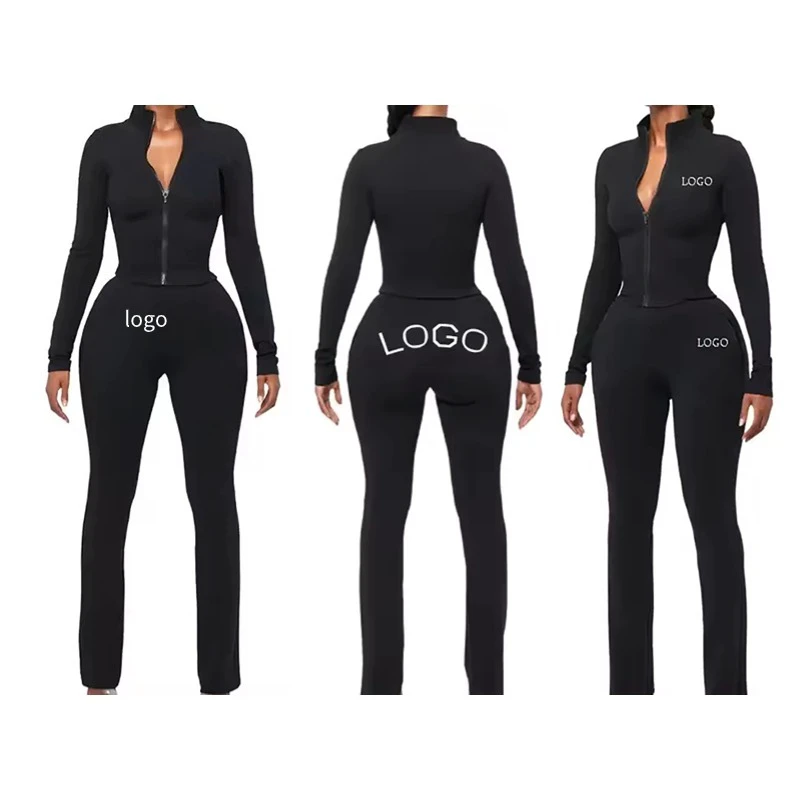 2024 Wholesale New Yoga Gym Fitness Sets Scrunch Butt Leggings Yoga Sets Fitness Running Gym Set For Women