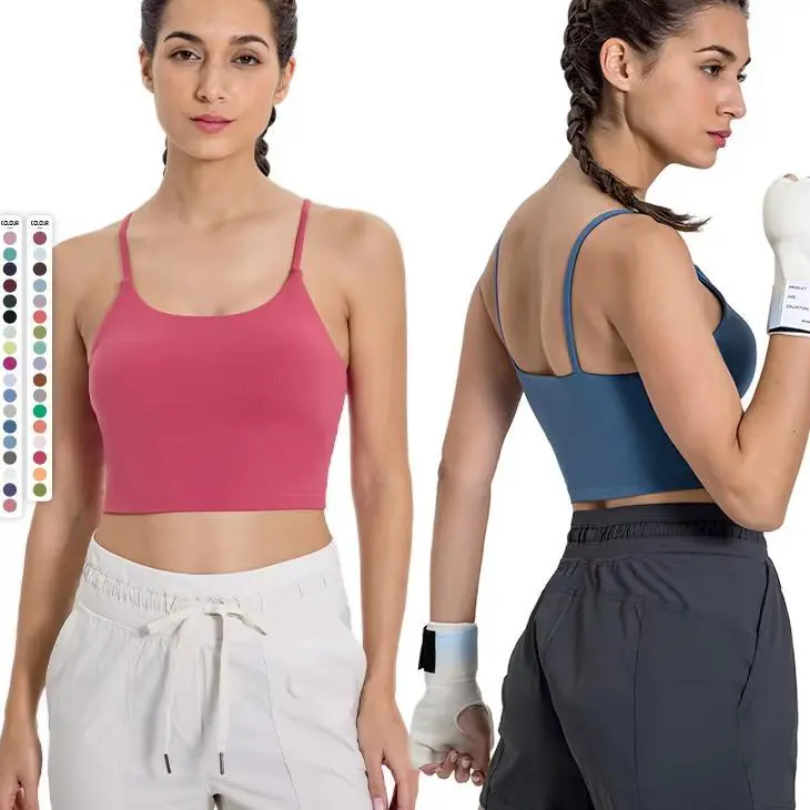 MAYYOUNG High Quality Women Yoga Vest Fitness Training Tank Top with Built-In Bra Sportswear