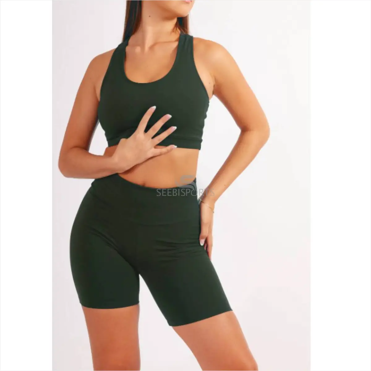 Sleeveless Top Casual Tracksuit Set Fitness Yoga Women High Waist Breathable Leggings and Bra Set with high quality