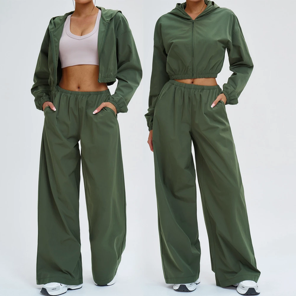 Bnice 2520 Custom Logo Women UPF50+ Sportswear Outdoor Cycling & Hiking Athletic Pants Suit with Pockets Yoga Two Pieces Set