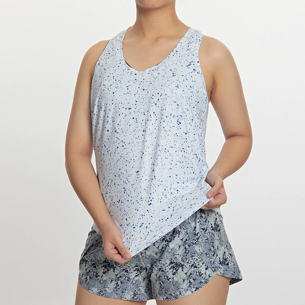 JIEJIN Custom Spring Fashion Women Breathable Sleeveless Training Loose Blouse Sports Yoga Vest Tank Tops