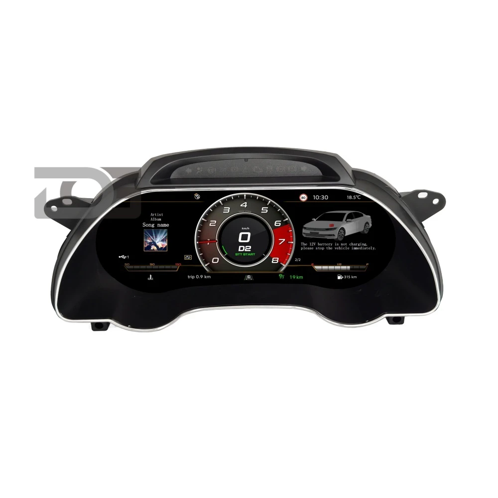 LCD Digital Dashboard Panel for Audi A5 8T S5 RS5 A4 B8 S4 RS4 B8 Q5 8R SQ5 A7 C7 Q7 4L Virtual Instrument Cluster Speedometer