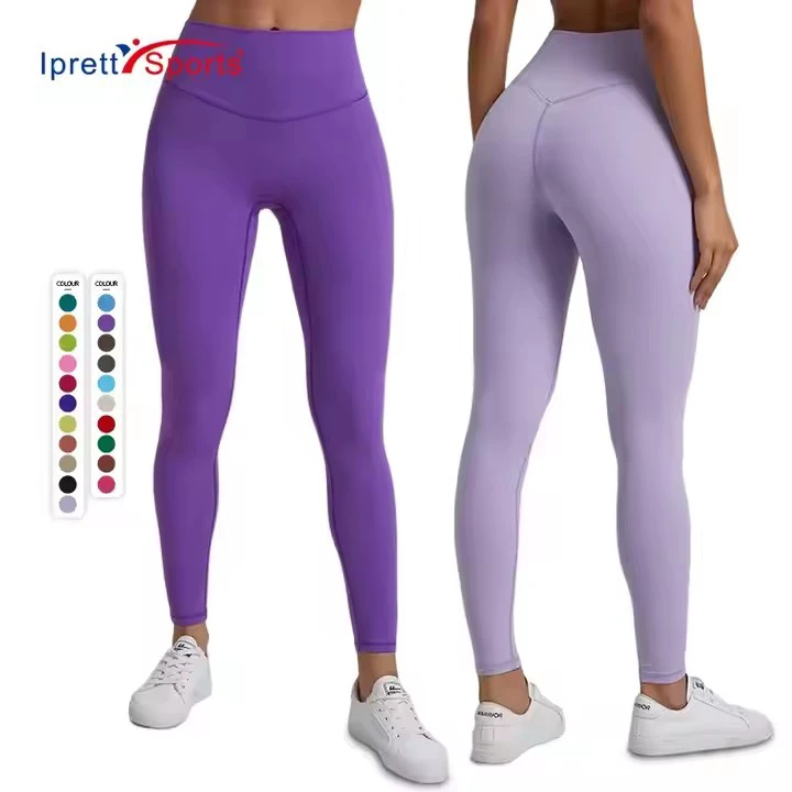Super Soft Hot Selling Colors Brushed Fabric Buttery Soft Women Yoga Pants Workout Leggings Hip-lifting Gym Fitness Leggings