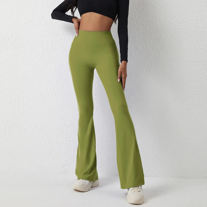 High Stretch Soft Yoga Pants Legging Women Comfortable Breathable Seamless Yoga Straight Leg Quick Dry Sport Leisure Pants