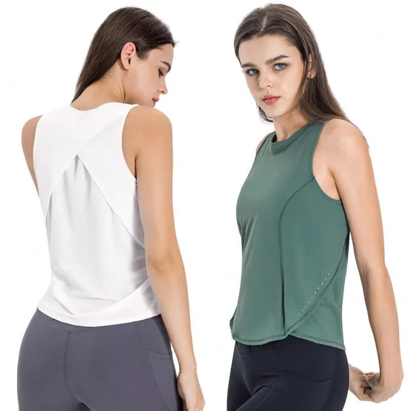 New Arrival Sports Oversized Women Fitness Tank Top Solid Nude Skin Friendly Sleeveless Loose Breathable Fitness Yoga Vest