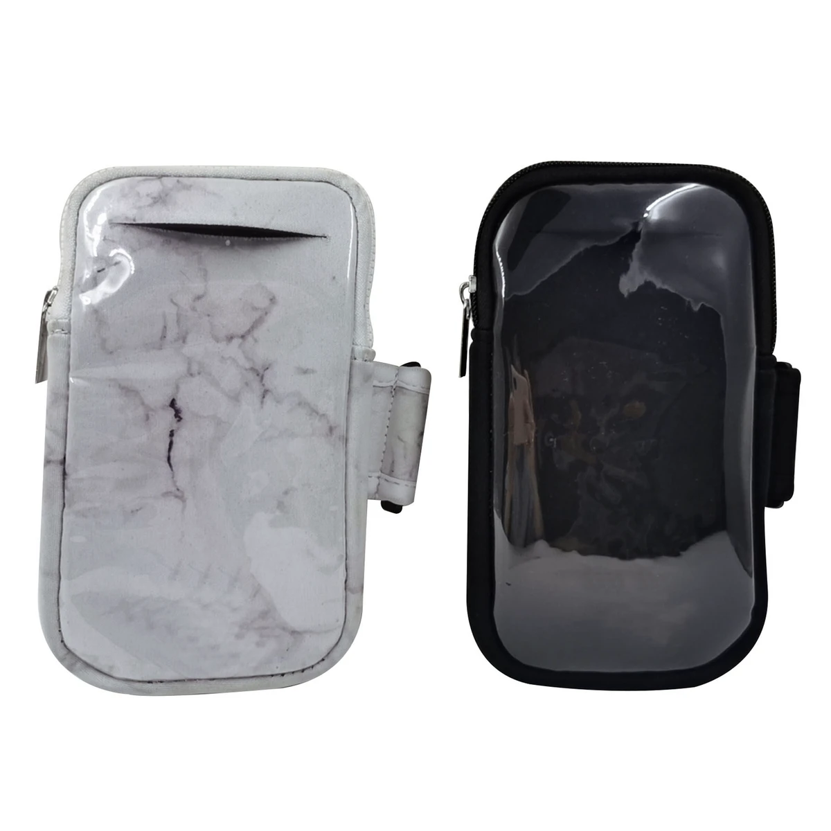 Running Phone Holder Armband iPhone & Galaxy Cell Phone Sports Arm Band for Women Men Runners Jogging Walking Exercise Phone Bag